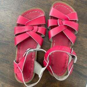 Salt water Kids Red Sandals sz 2